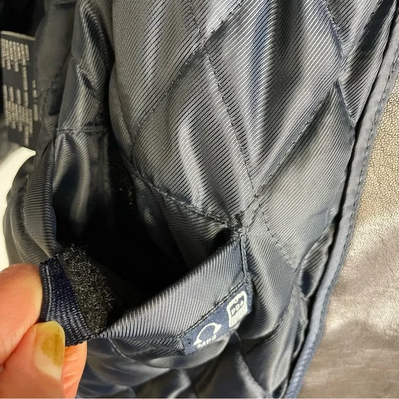 Dockers Men's Black Genuine Leather Full Zip Jacket Size Large